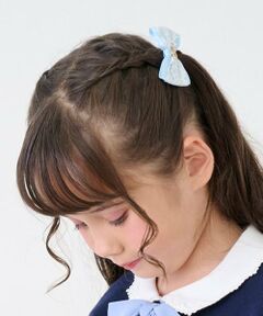 mezzo piano / メゾピアノ ヘアピン | ミニリボン　ヘアクリップ2個セット