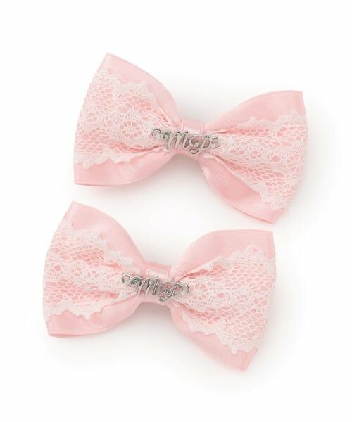 mezzo piano / メゾピアノ ヘアピン | ミニリボン　ヘアクリップ2個セット | 詳細4