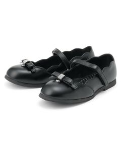 mezzo piano / メゾピアノ パンプス | スカラップリボン　バレエシューズ