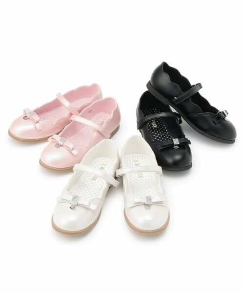 mezzo piano / メゾピアノ パンプス | スカラップリボン　バレエシューズ | 詳細6