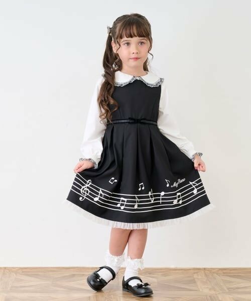 mezzo piano / メゾピアノ パンプス | スカラップリボン　バレエシューズ | 詳細7