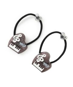 mezzo piano / メゾピアノ ヘアゴム・シュシュ | ピアノ　ヘアポニー2個セット