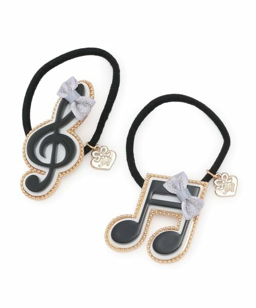 mezzo piano / メゾピアノ ヘアゴム・シュシュ | 音符ヘアポニー2個セット | 詳細4