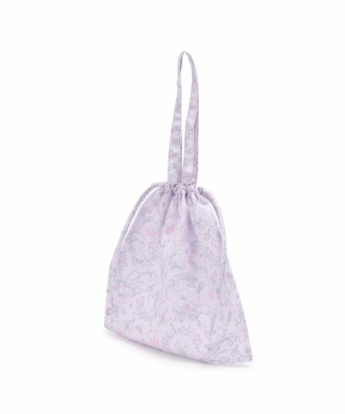 mezzo piano / メゾピアノ トートバッグ | 【バレエ】ウサギバレエ柄裏メッシュお着替え用巾着 | 詳細2