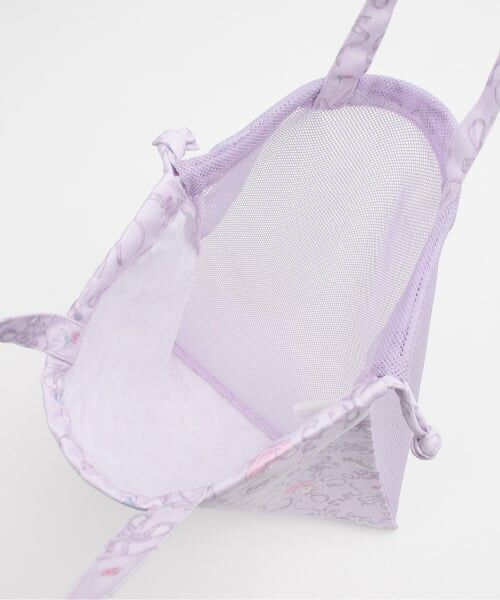 mezzo piano / メゾピアノ トートバッグ | 【バレエ】ウサギバレエ柄裏メッシュお着替え用巾着 | 詳細3