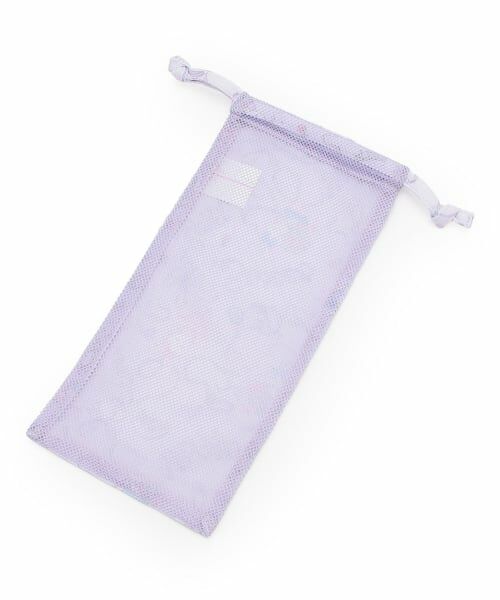 mezzo piano / メゾピアノ ポーチ | 【バレエ】ウサギバレエ柄裏メッシュバレエシューズ用巾着 | 詳細1