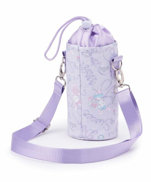 mezzo piano / メゾピアノ 食器 | 【バレエ】ウサギバレエ柄ショルダーつきペットボトルホルダー | 詳細1