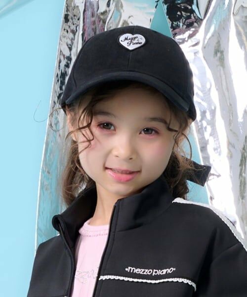 mezzo piano / メゾピアノ キャップ | ハートワッペン　キャップ | 詳細10