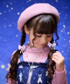 mezzo piano / メゾピアノ ハンチング・キャスケット・ベレー帽 | ワンポイントロゴ刺しゅう　バスクベレー