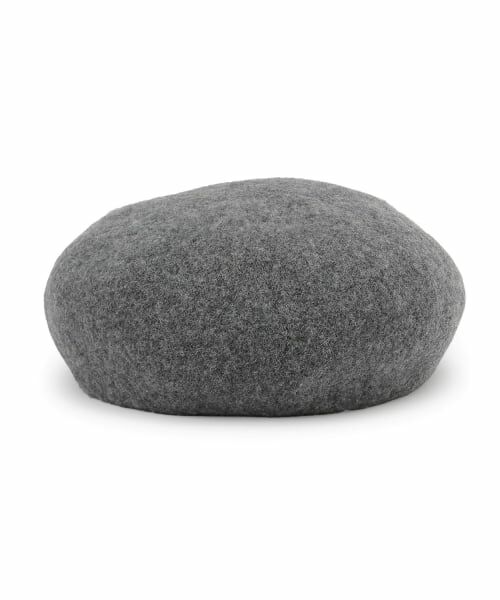 mezzo piano / メゾピアノ ハンチング・キャスケット・ベレー帽 | ワンポイントロゴ刺しゅう　バスクベレー | 詳細1