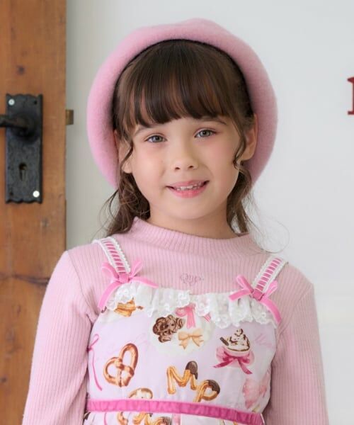 mezzo piano / メゾピアノ ハンチング・キャスケット・ベレー帽 | ワンポイントロゴ刺しゅう　バスクベレー | 詳細10