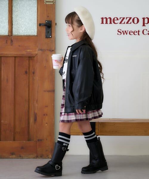 mezzo piano / メゾピアノ ハンチング・キャスケット・ベレー帽 | ワンポイントロゴ刺しゅう　バスクベレー | 詳細12