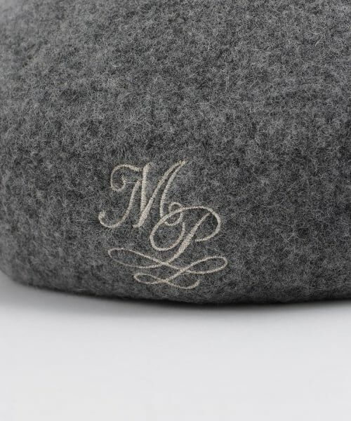 mezzo piano / メゾピアノ ハンチング・キャスケット・ベレー帽 | ワンポイントロゴ刺しゅう　バスクベレー | 詳細2