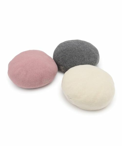 mezzo piano / メゾピアノ ハンチング・キャスケット・ベレー帽 | ワンポイントロゴ刺しゅう　バスクベレー | 詳細6