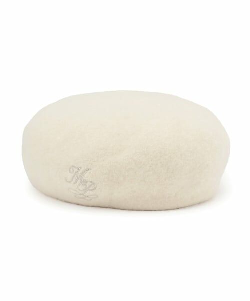 mezzo piano / メゾピアノ ハンチング・キャスケット・ベレー帽 | ワンポイントロゴ刺しゅう　バスクベレー | 詳細7