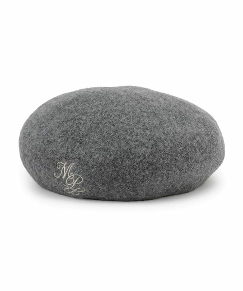 mezzo piano / メゾピアノ ハンチング・キャスケット・ベレー帽 | ワンポイントロゴ刺しゅう　バスクベレー | 詳細9