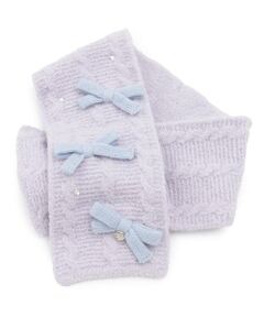 mezzo piano / メゾピアノ マフラー・ショール・スヌード・ストール | リボン　マシュマロニット　マフラー