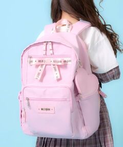 mezzo piano / メゾピアノ リュック・バックパック | 約21L　ハートポーチつきロゴリボンリュック