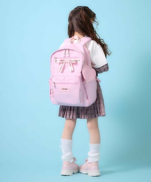 mezzo piano / メゾピアノ リュック・バックパック | 約21L　ハートポーチつきロゴリボンリュック | 詳細20