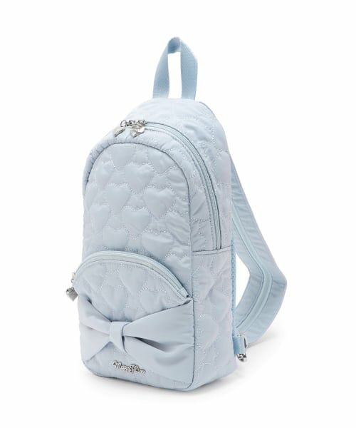 mezzo piano / メゾピアノ メッセンジャーバッグ・ウエストポーチ | ハートキルト2wayボディバッグ | 詳細10