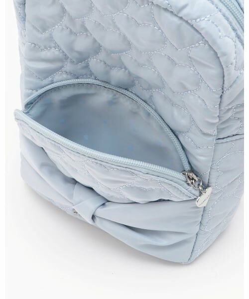 mezzo piano / メゾピアノ メッセンジャーバッグ・ウエストポーチ | ハートキルト2wayボディバッグ | 詳細8