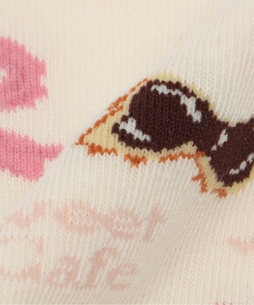 mezzo piano / メゾピアノ ソックス | カフェ柄クルーソックス | 詳細2