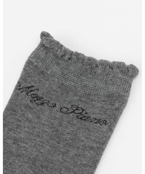 mezzo piano / メゾピアノ ソックス | レースアップリボン柄　ハイソックス | 詳細1