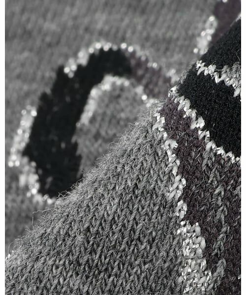 mezzo piano / メゾピアノ ソックス | レースアップリボン柄　ハイソックス | 詳細2