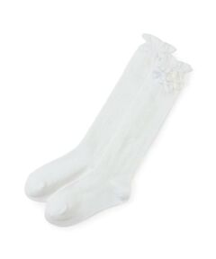 mezzo piano / メゾピアノ ソックス | リボンつき　ハイソックス