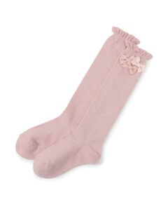 mezzo piano / メゾピアノ ソックス | リボンつき　ハイソックス