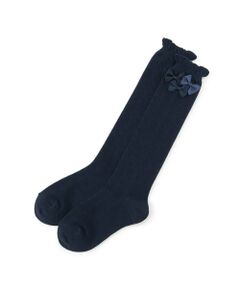 mezzo piano / メゾピアノ ソックス | リボンつき　ハイソックス