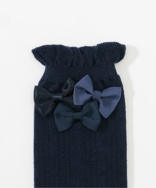 mezzo piano / メゾピアノ ソックス | リボンつき　ハイソックス | 詳細1