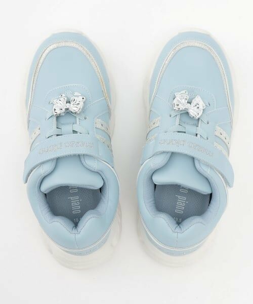 mezzo piano / メゾピアノ スニーカー | チャームつきベルクロスニーカー | 詳細5