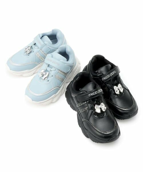 mezzo piano / メゾピアノ スニーカー | チャームつきベルクロスニーカー | 詳細6