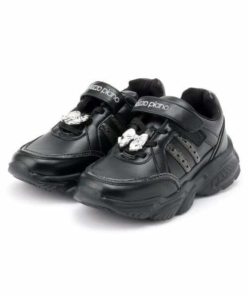 mezzo piano / メゾピアノ スニーカー | チャームつきベルクロスニーカー | 詳細8