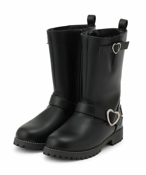 mezzo piano / メゾピアノ ブーツ（ショート丈） | ハートバックル　エンジニアブーツ | 詳細9