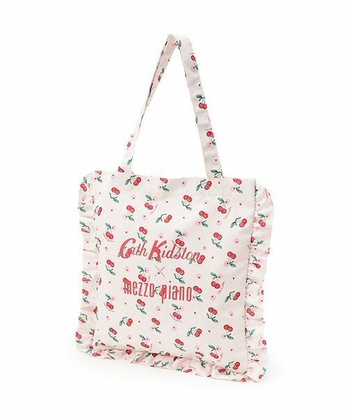 mezzo piano / メゾピアノ トートバッグ | 【Cath Kidston】フリルトートバッグ（オフ ホワイト）