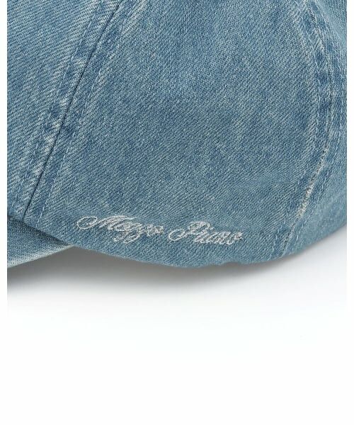 mezzo piano / メゾピアノ キャップ | ラインストーンリボン　デニムキャップ | 詳細2