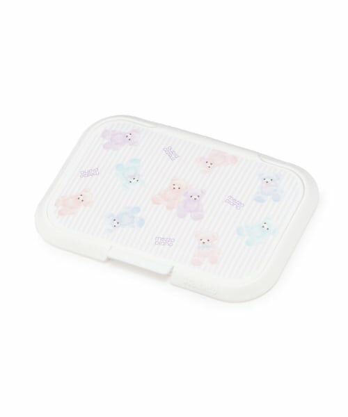 mezzo piano / メゾピアノ その他 | 【メゾピアノママ】メゾピアノオリジナル柄 ウェットシート蓋 ビタット（ラベンダー）