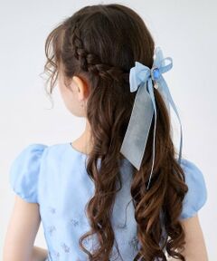 mezzo piano / メゾピアノ ヘアピン | サテンオーガンジーリボン　ヘアクリップ