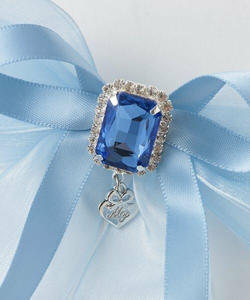 mezzo piano / メゾピアノ ヘアピン | サテンオーガンジーリボン　ヘアクリップ | 詳細3