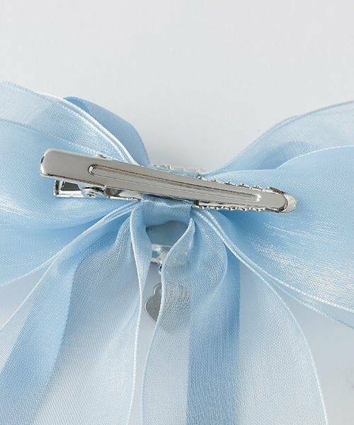 mezzo piano / メゾピアノ ヘアピン | サテンオーガンジーリボン　ヘアクリップ | 詳細4