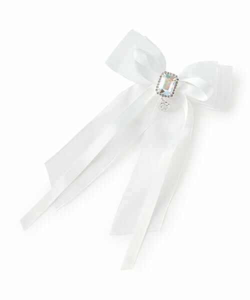 mezzo piano / メゾピアノ ヘアピン | サテンオーガンジーリボン　ヘアクリップ | 詳細6