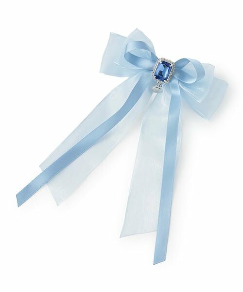 mezzo piano / メゾピアノ ヘアピン | サテンオーガンジーリボン　ヘアクリップ | 詳細8