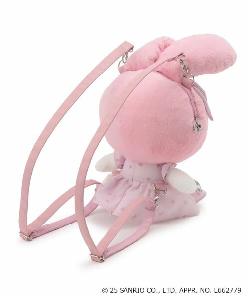 mezzo piano / メゾピアノ リュック・バックパック | 【マイメロディ/クロミ】ぬいぐるみ2wayリュック | 詳細1