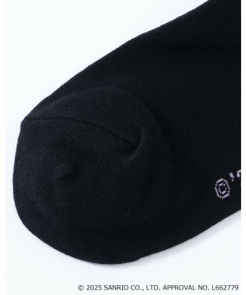 mezzo piano / メゾピアノ ソックス | 【マイメロディ/クロミ】ロゴ　ハイソックス | 詳細2
