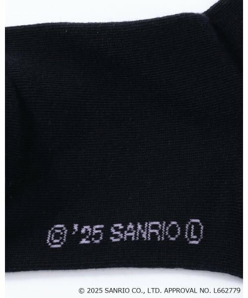 mezzo piano / メゾピアノ ソックス | 【マイメロディ/クロミ】ロゴ　ハイソックス | 詳細4