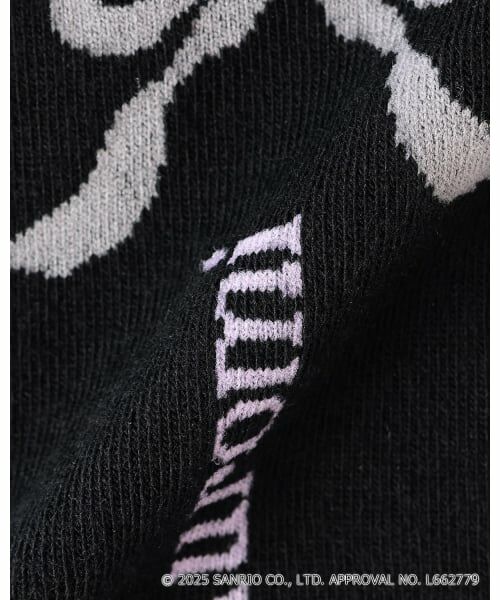 mezzo piano / メゾピアノ ソックス | 【マイメロディ/クロミ】ロゴ　ハイソックス | 詳細6
