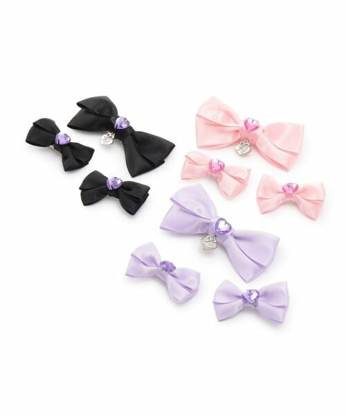 mezzo piano / メゾピアノ ヘアピン | ミニリボン　ヘアクリップ3個セット | 詳細4