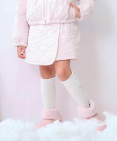 mezzo piano / メゾピアノ ショート・ハーフ・半端丈パンツ | リボンキルティング　ラップショートパンツ